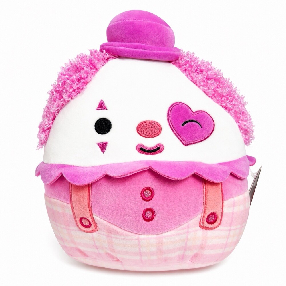 Squishmallows Cupid Pink Clown 8” Valentine’s Day Plush NWT 2025